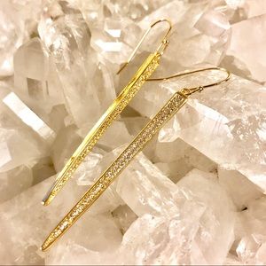 ✨Gold Sparkling Spike Earrings✨